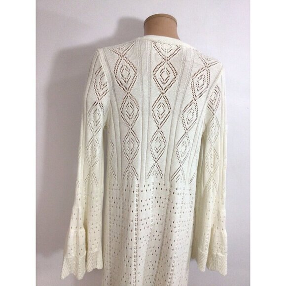 Venus Long Cardigan Sweater Boho Womens Small - Picture 6 of 9